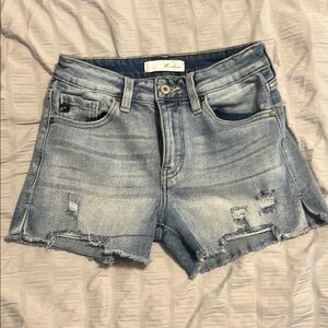 KanCan Women's Distressed Denim Shorts